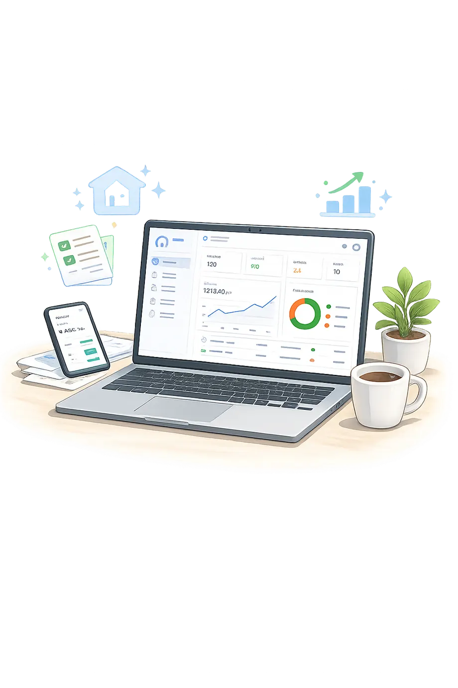 dashboard สำหรับเจ้าของบ้าน
